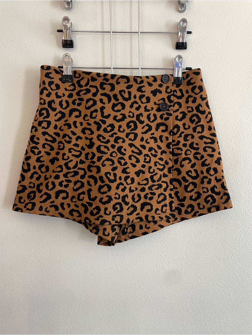 Old Navy Leopard Print Skort - Tan & Black Girls' Bottom